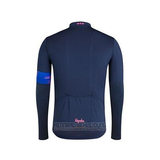 2020 Fahrradbekleidung EF Education First-drapac Dunkel Blau Trikot Langarm und Tragerhose